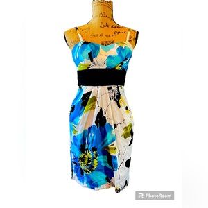 NWT iz Byer California Sz 7  Tropical Floral Dress